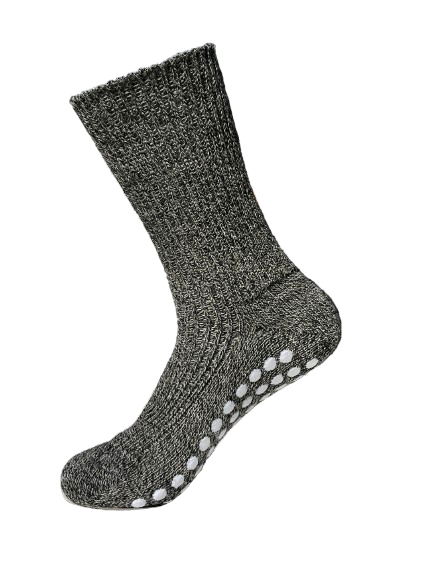 Stoppersocke Graumeliert