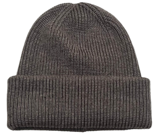 Merino Strickmütze Taupe