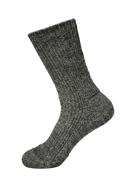 Wollsocke Graumeliert